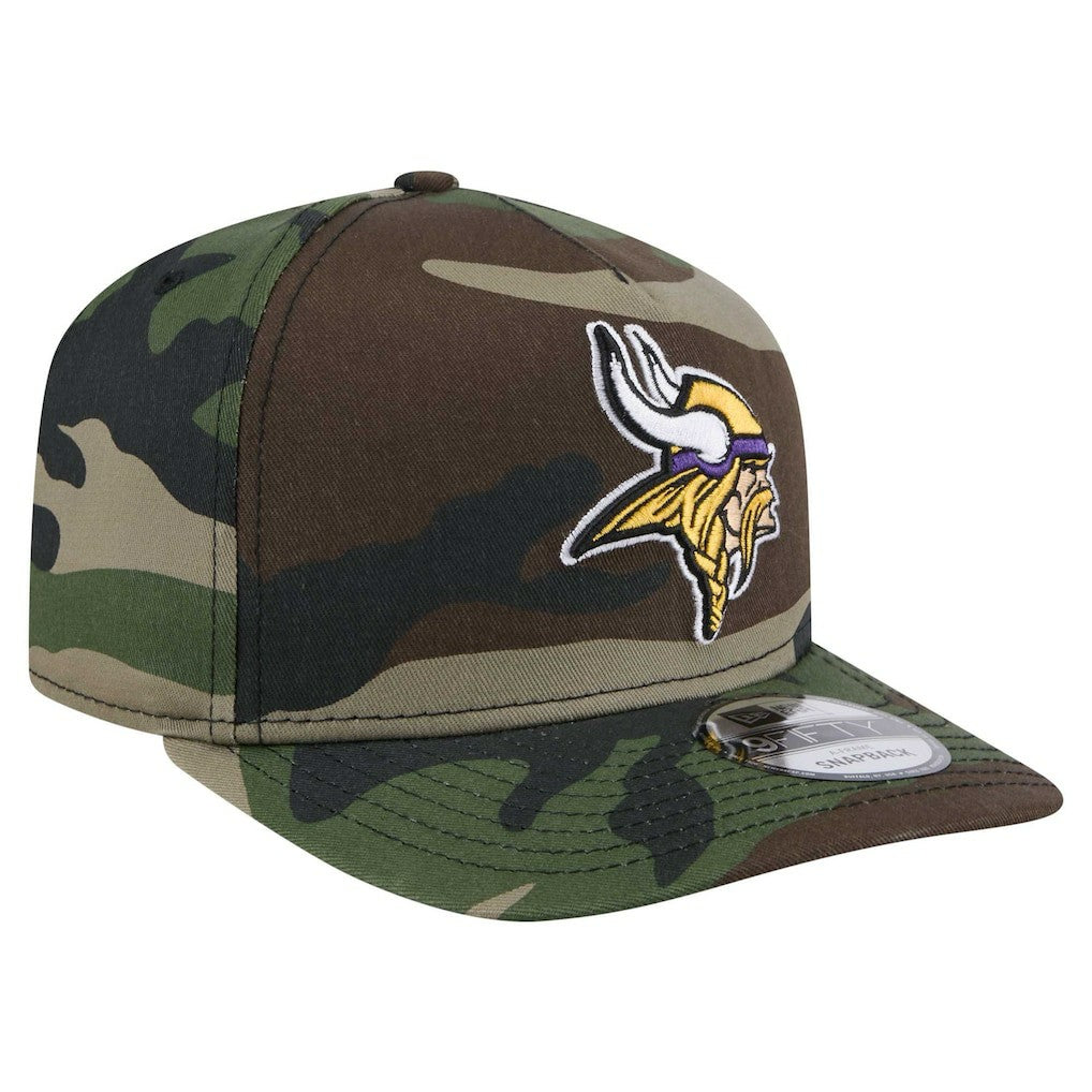 Minnesota Vikings New Era Woodsy 9FIFTY Snapback Hat Camo
