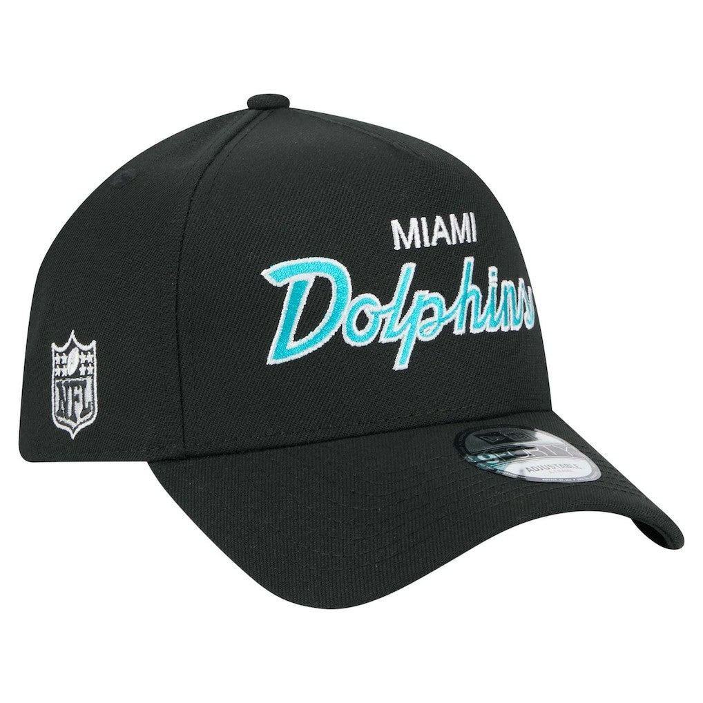 Miami Dolphins New Era Smith 9FORTY Adjustable hat Black