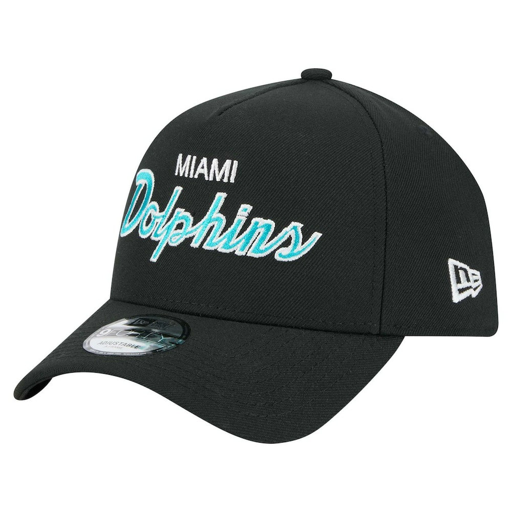 Miami Dolphins New Era Smith 9FORTY Adjustable hat Black