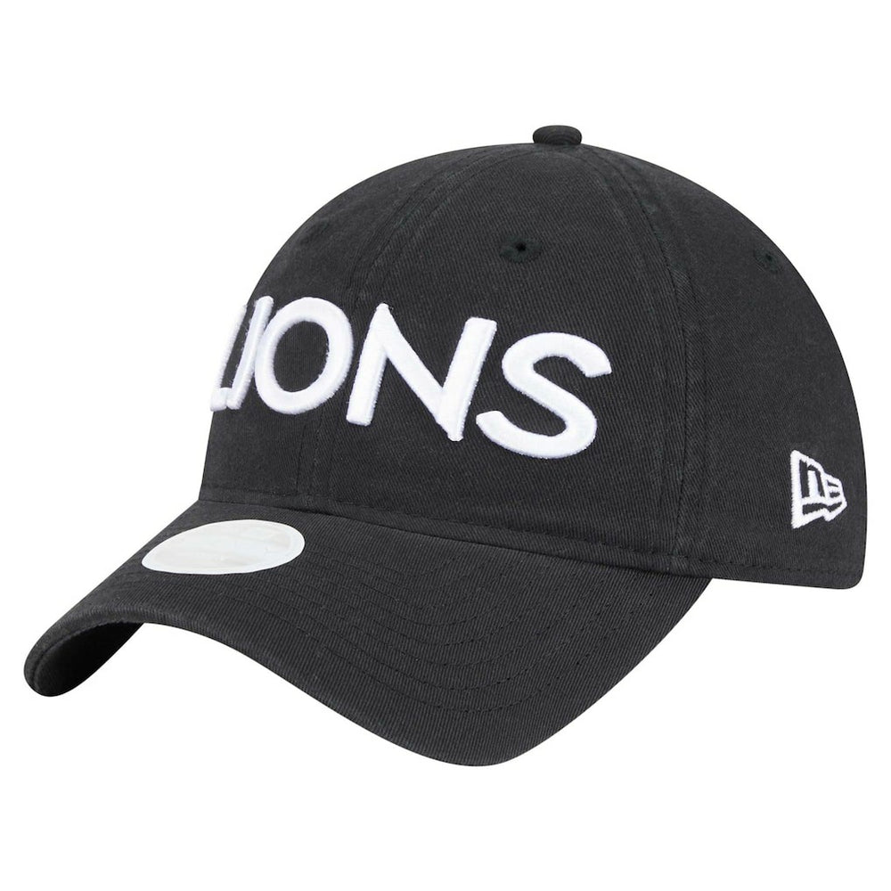 Detroit Lions New Era Women's Cece 9TWENTY Adjustable Hat Black