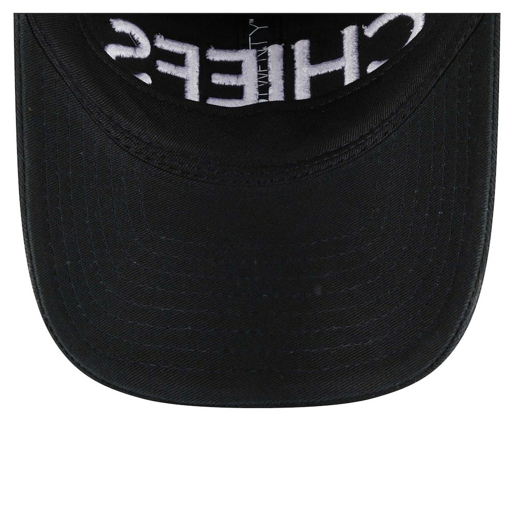Kansas City Chiefs New Era Women's Cece 9TWENTY Adjustable Hat Black