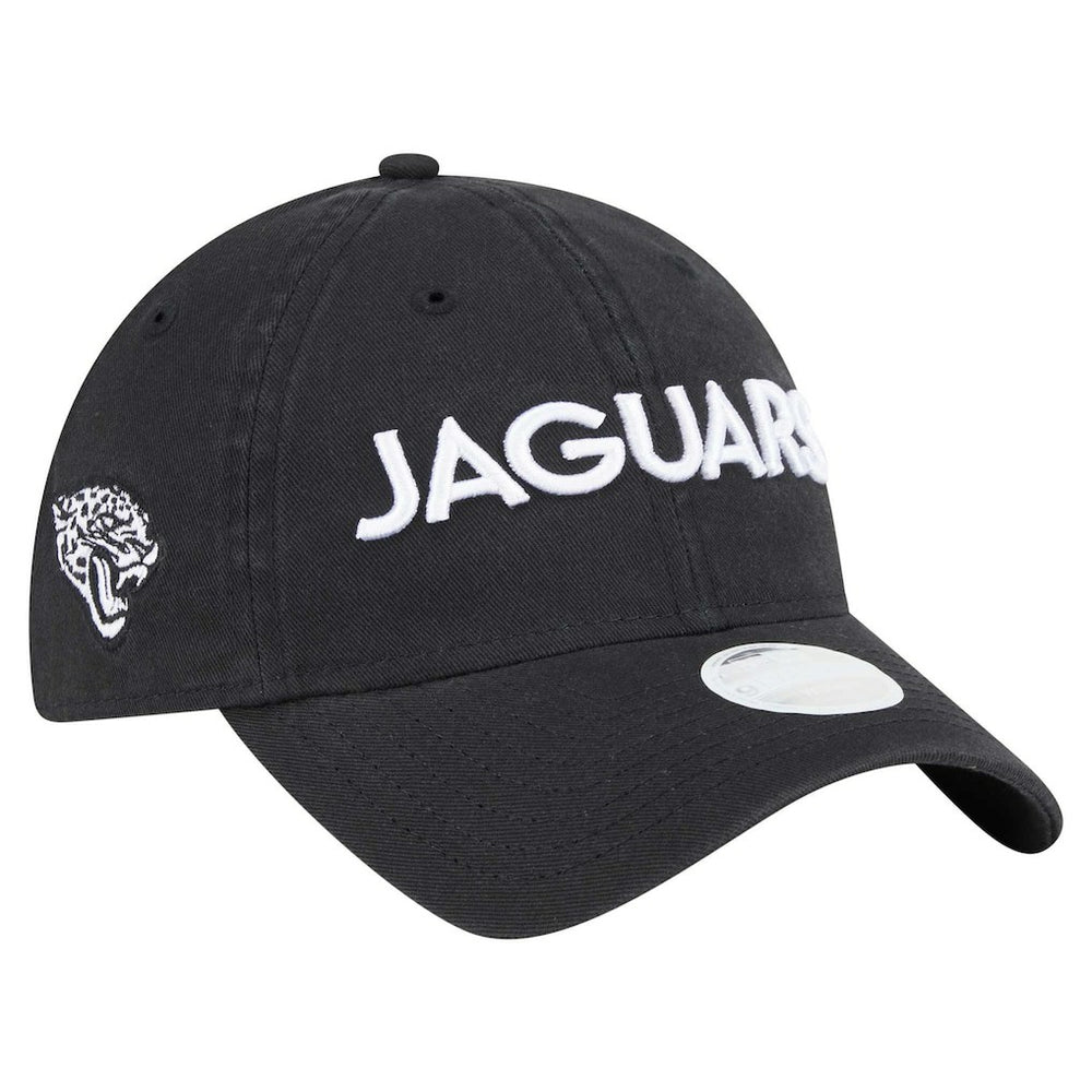 Jacksonville Jaguars New Era Women's Cece 9TWENTY Adjustable Hat Black