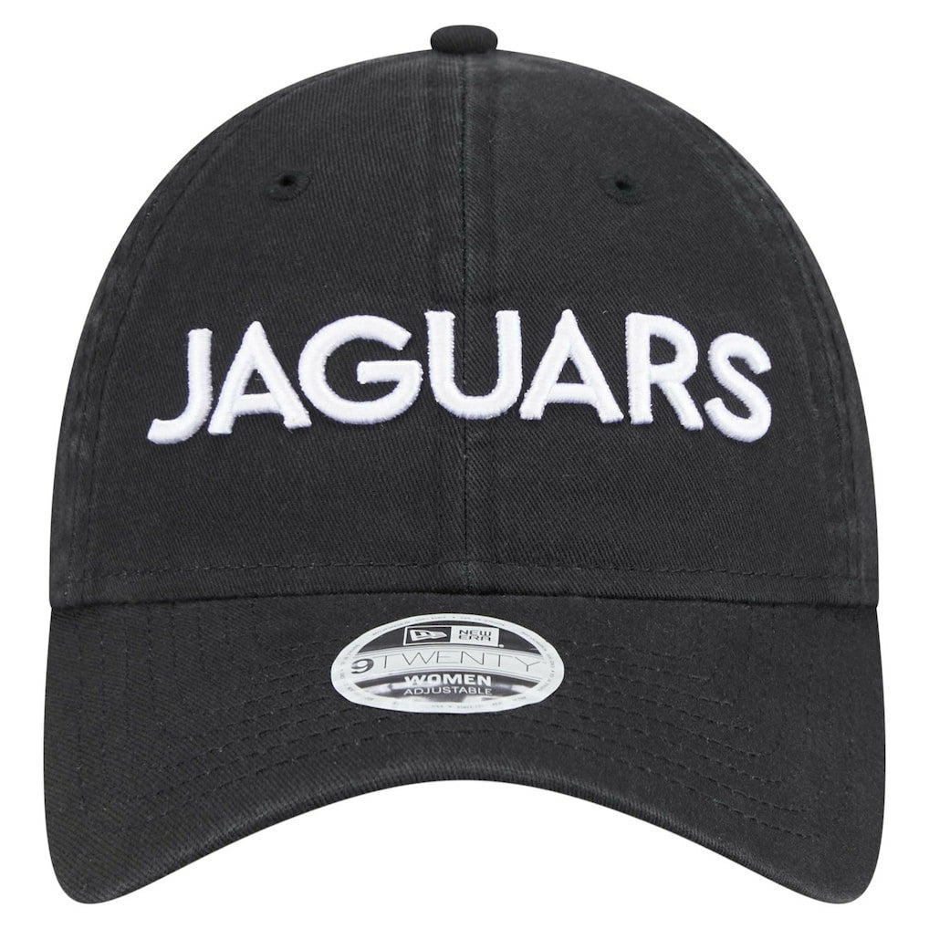 Jacksonville Jaguars New Era Women's Cece 9TWENTY Adjustable Hat Black