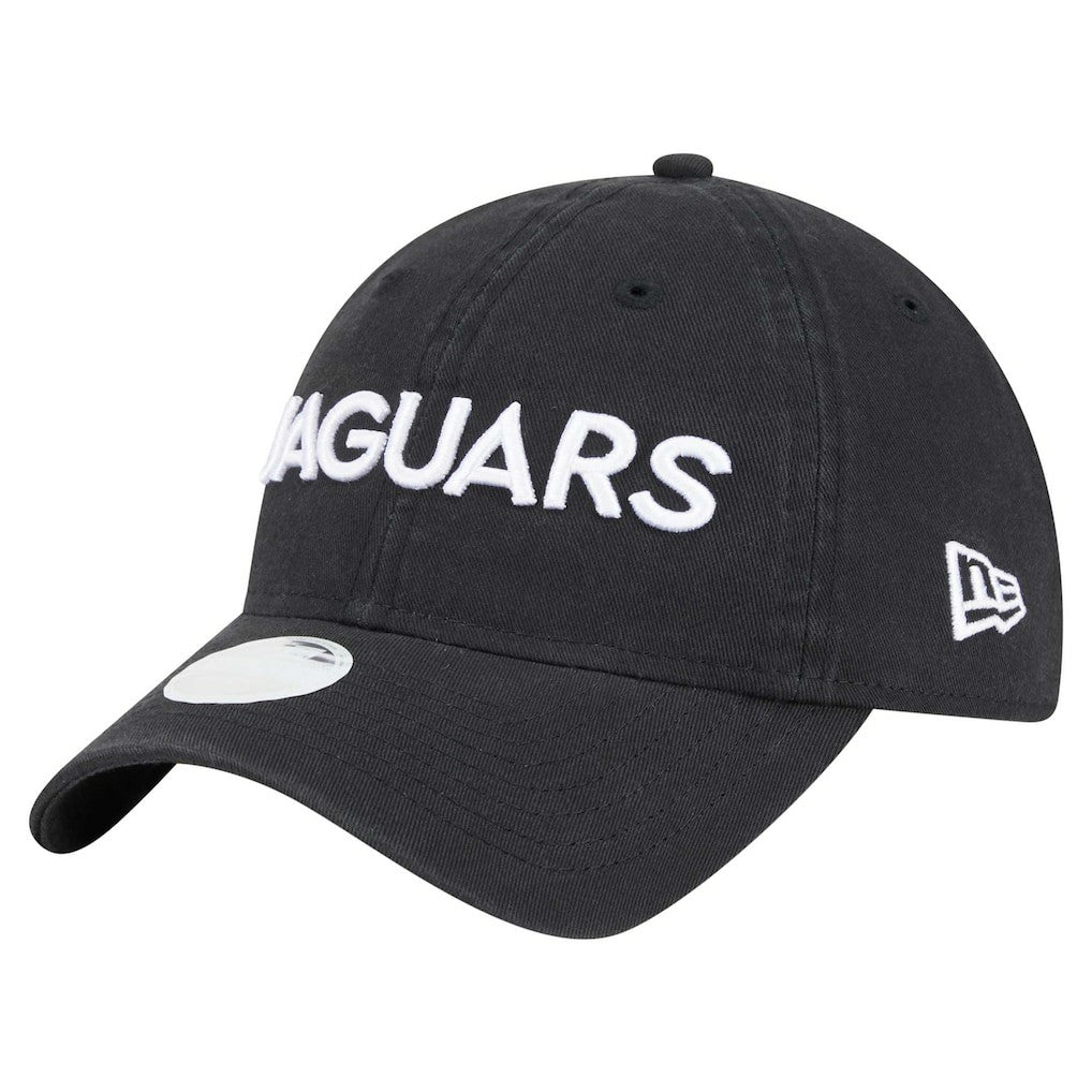 Jacksonville Jaguars New Era Women's Cece 9TWENTY Adjustable Hat Black