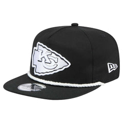 Kansas City Chiefs New Era B-Dub Golfer Snapback Hat Black