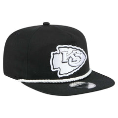 Kansas City Chiefs New Era B-Dub Golfer Snapback Hat Black