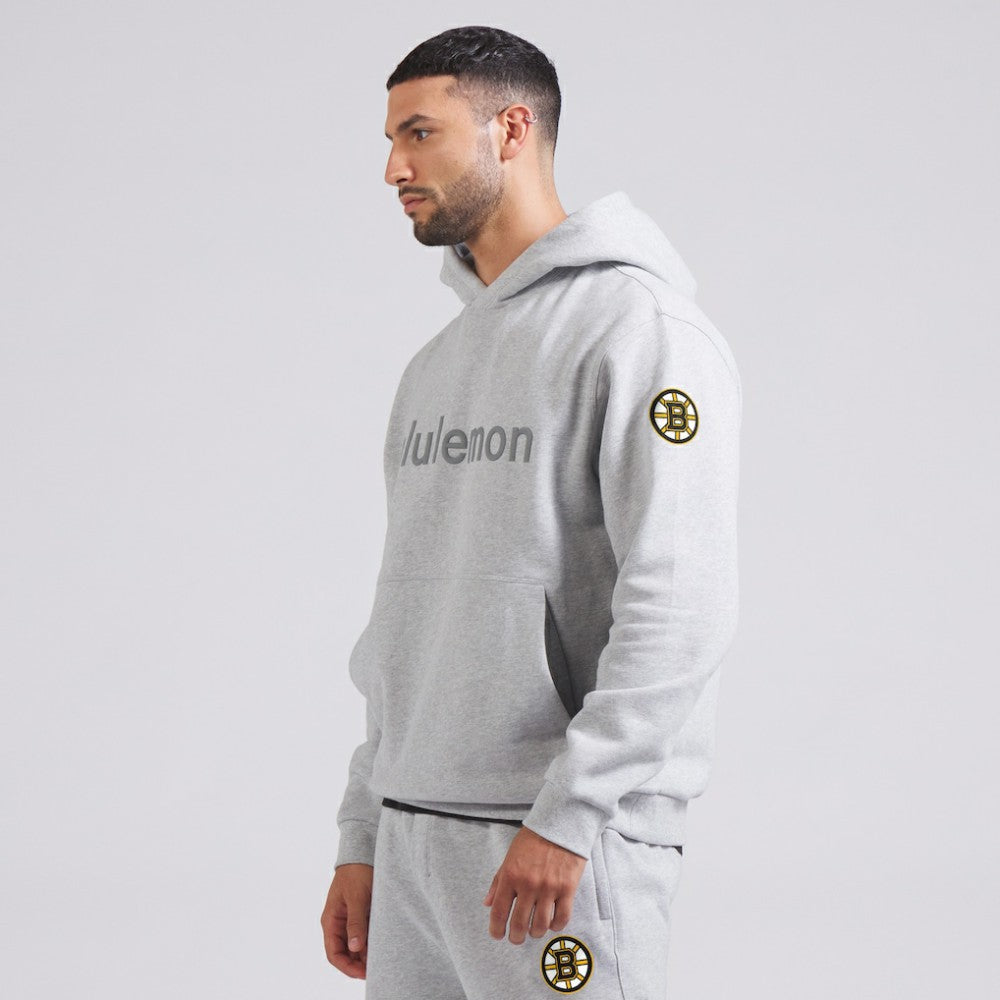 NHL Boston Bruins lululemon Steady State Pullover Hoodie - Heathered Silver Drop