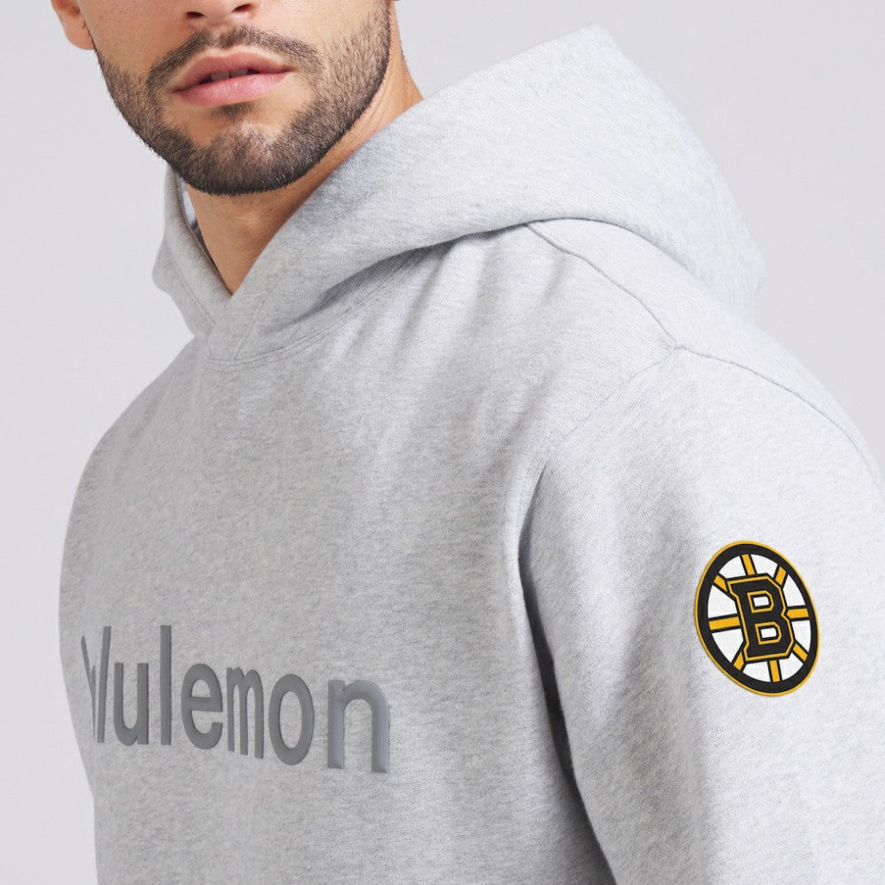 NHL Boston Bruins lululemon Steady State Pullover Hoodie - Heathered Silver Drop