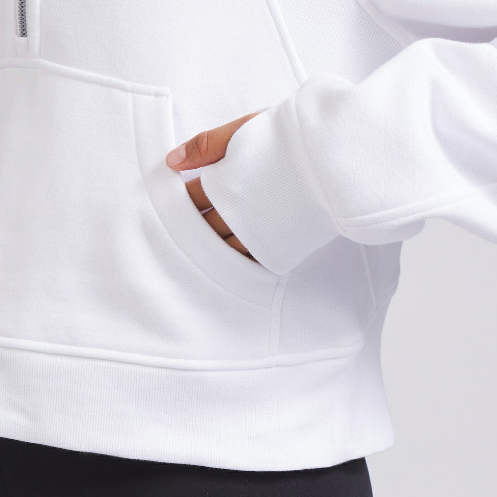 NHL Vancouver Canucks lululemon Women's Scuba Oversized Half Zip Top - White