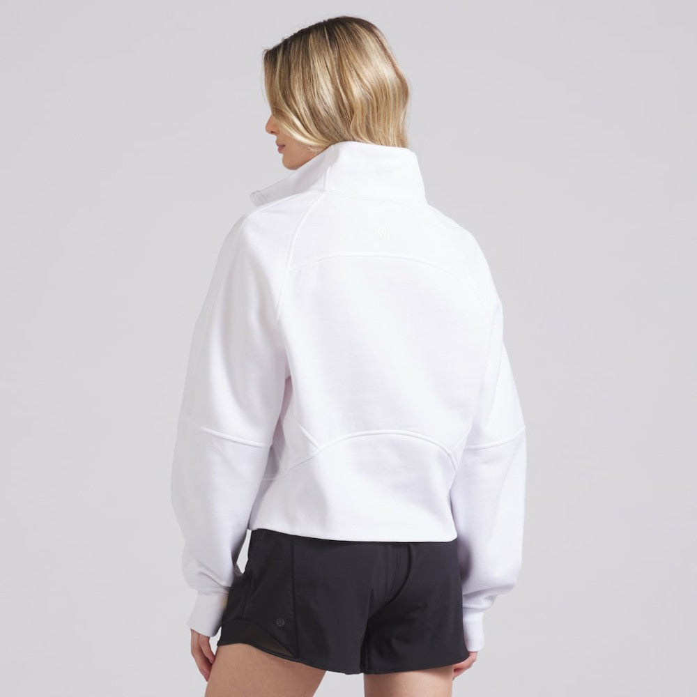 NHL Chicago Blackhawks lululemon Women's Scuba Oversized Half Zip Top - White