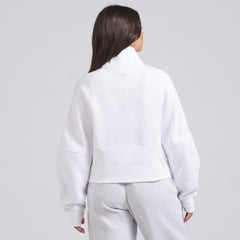 NHL New York Rangers lululemon Women's Scuba Oversized Half Zip Top - White