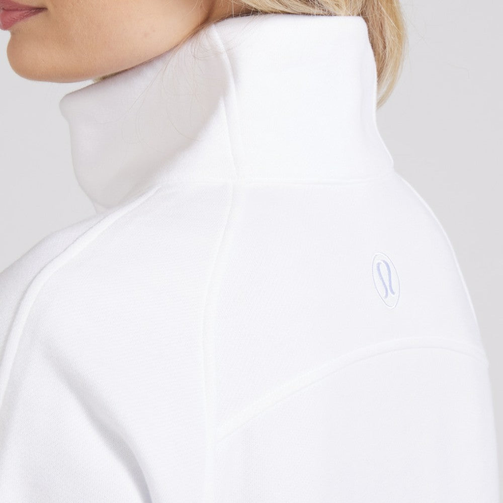 NHL Seattle Kraken lululemon Women's Scuba Oversized Half Zip Top - White