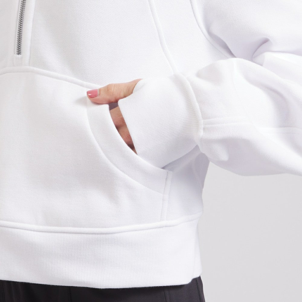 NHL Seattle Kraken lululemon Women's Scuba Oversized Half Zip Top - White