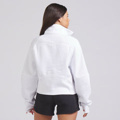 NHL Toronto Maple Leafs lululemon Women's Scuba Oversized Half Zip Top - White