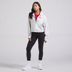NHL Montreal Canadiens lululemon Women's Scuba Oversized Half Zip Top - Heather Gray