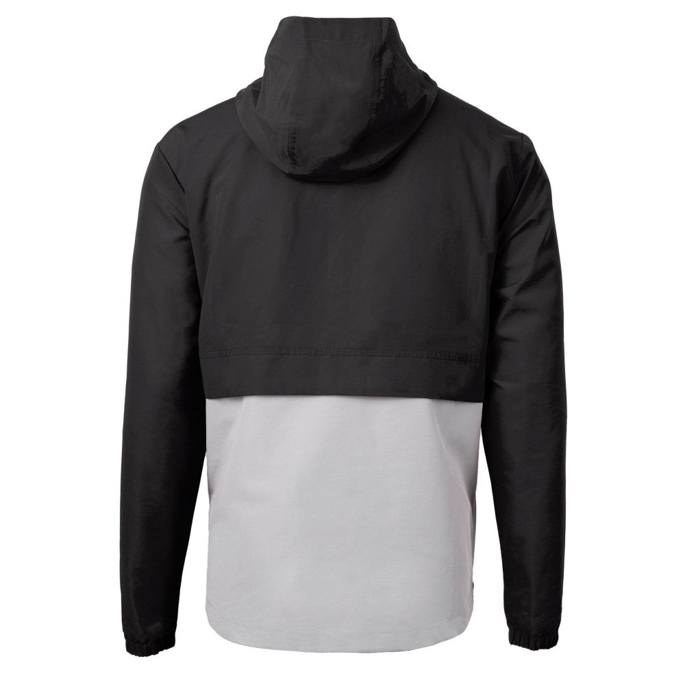 Los Angeles Dodgers Cutter & Buck Charter Eco Recycled Half-Zip Anorak Jacket - Black Jackets