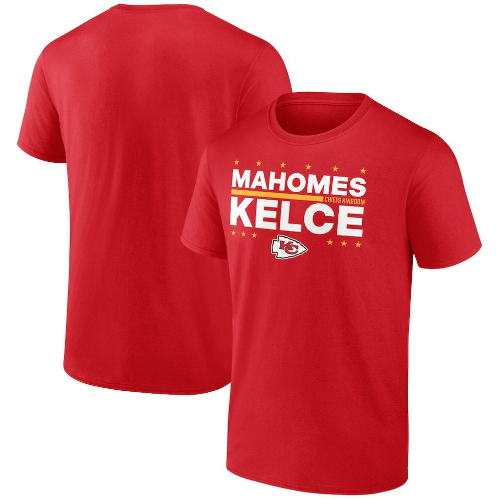 Patrick Mahomes & Travis Kelce Kansas City Chiefs Election Players T-Shirt Red