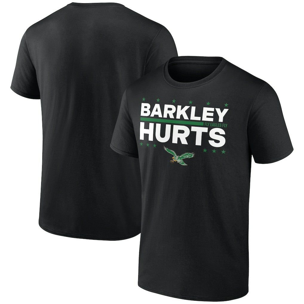 Jalen Hurts & Saquon Barkley Philadelphia Eagles Election Players T-Shirt Black