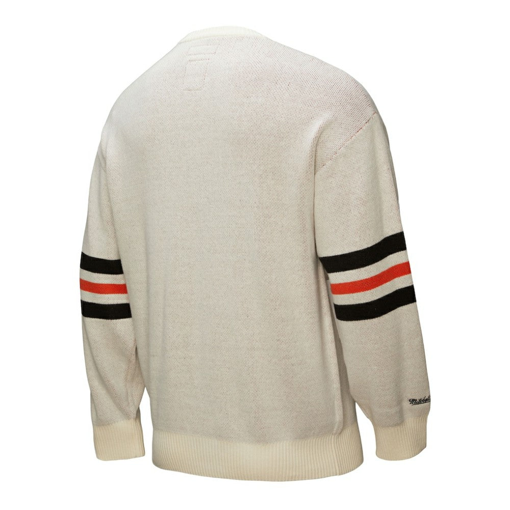 San Francisco Giants Mitchell & Ness Retro Pullover Sweater - Cream Pullover