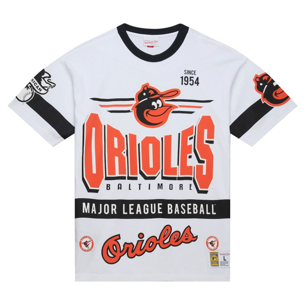 Baltimore Orioles Mitchell & Ness Cooperstown Collection Team Origins Premium T-Shirt - White T-shirts