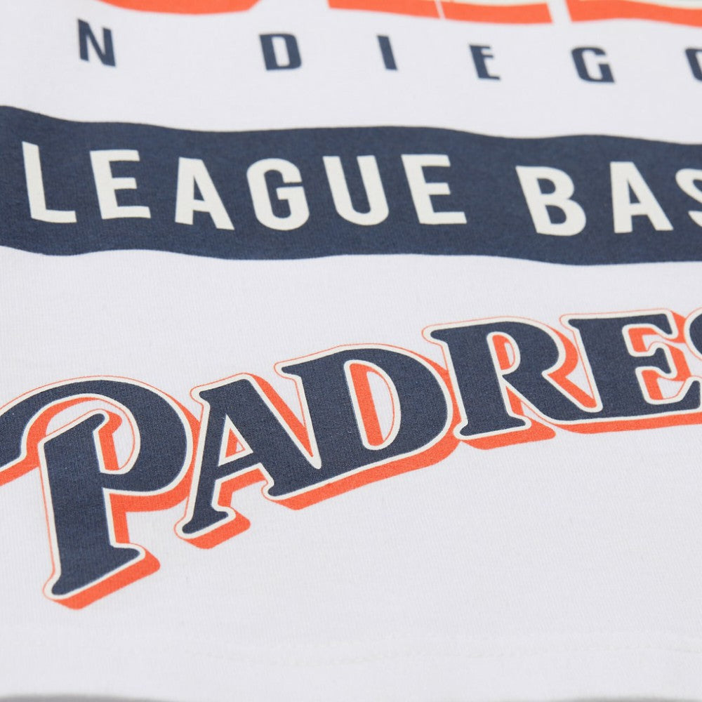 San Diego Padres Mitchell & Ness Cooperstown Collection Team Origins Premium T-Shirt - White T-shirts