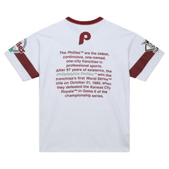Philadelphia Phillies Mitchell & Ness Cooperstown Collection Team Origins Premium T-Shirt - White T-shirts