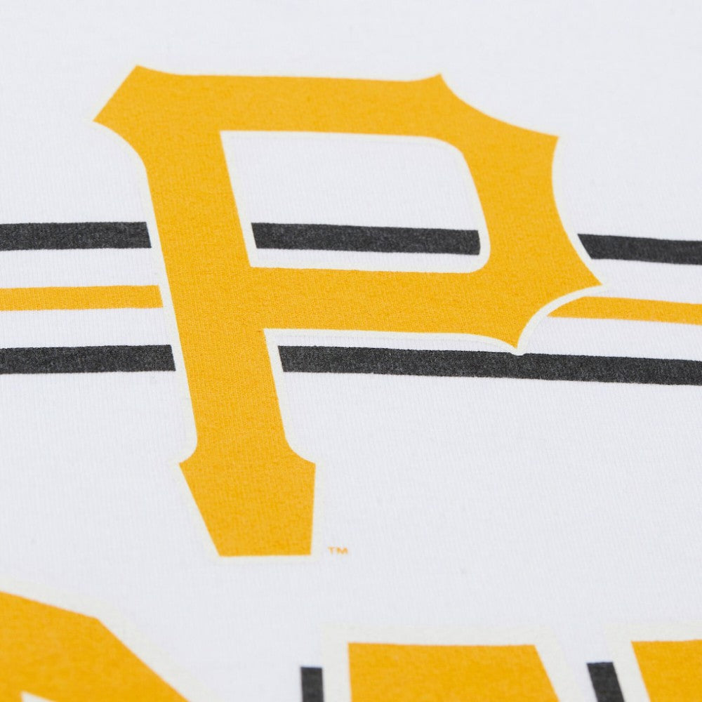 Pittsburgh Pirates Mitchell & Ness Cooperstown Collection Team Origins Premium T-Shirt - White T-shirts