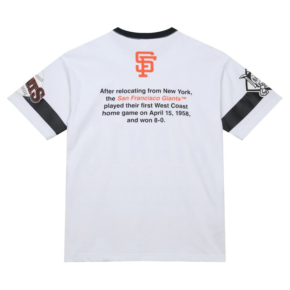 San Francisco Giants Mitchell & Ness Cooperstown Collection Team Origins Premium T-Shirt - White T-shirts