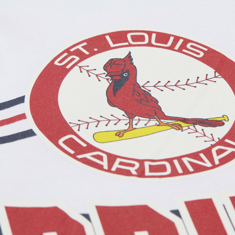 St. Louis Cardinals Mitchell & Ness Cooperstown Collection Team Origins Premium T-Shirt - White T-shirts