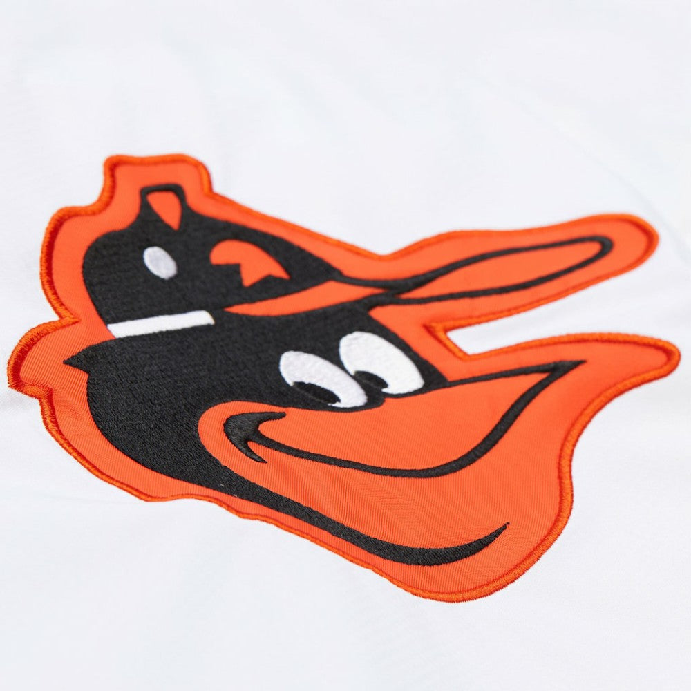 Baltimore Orioles Mitchell & Ness Vintage Full-Snap Hooded Coaches Jacket - White Jackets
