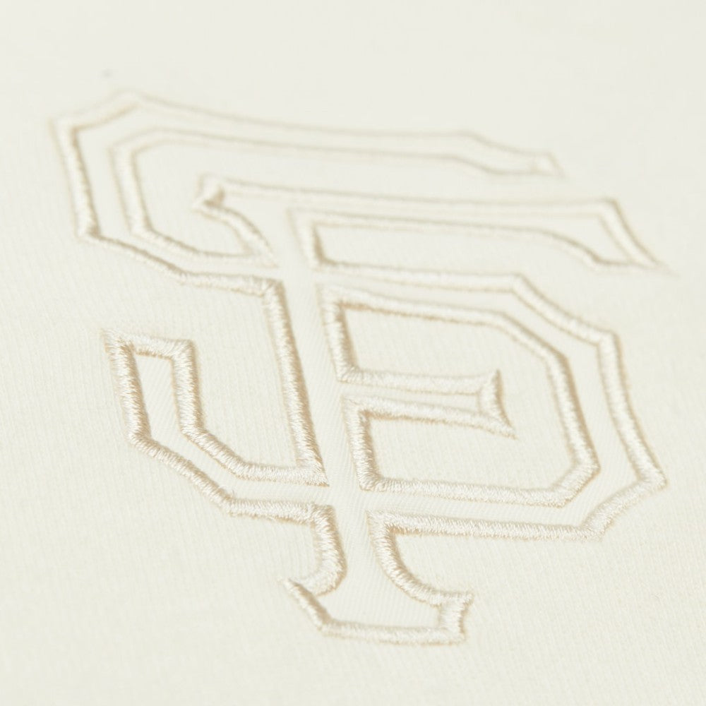 San Francisco Giants Mitchell & Ness Head Coach Pullover Hoodie - Tan/Cream Hoodies