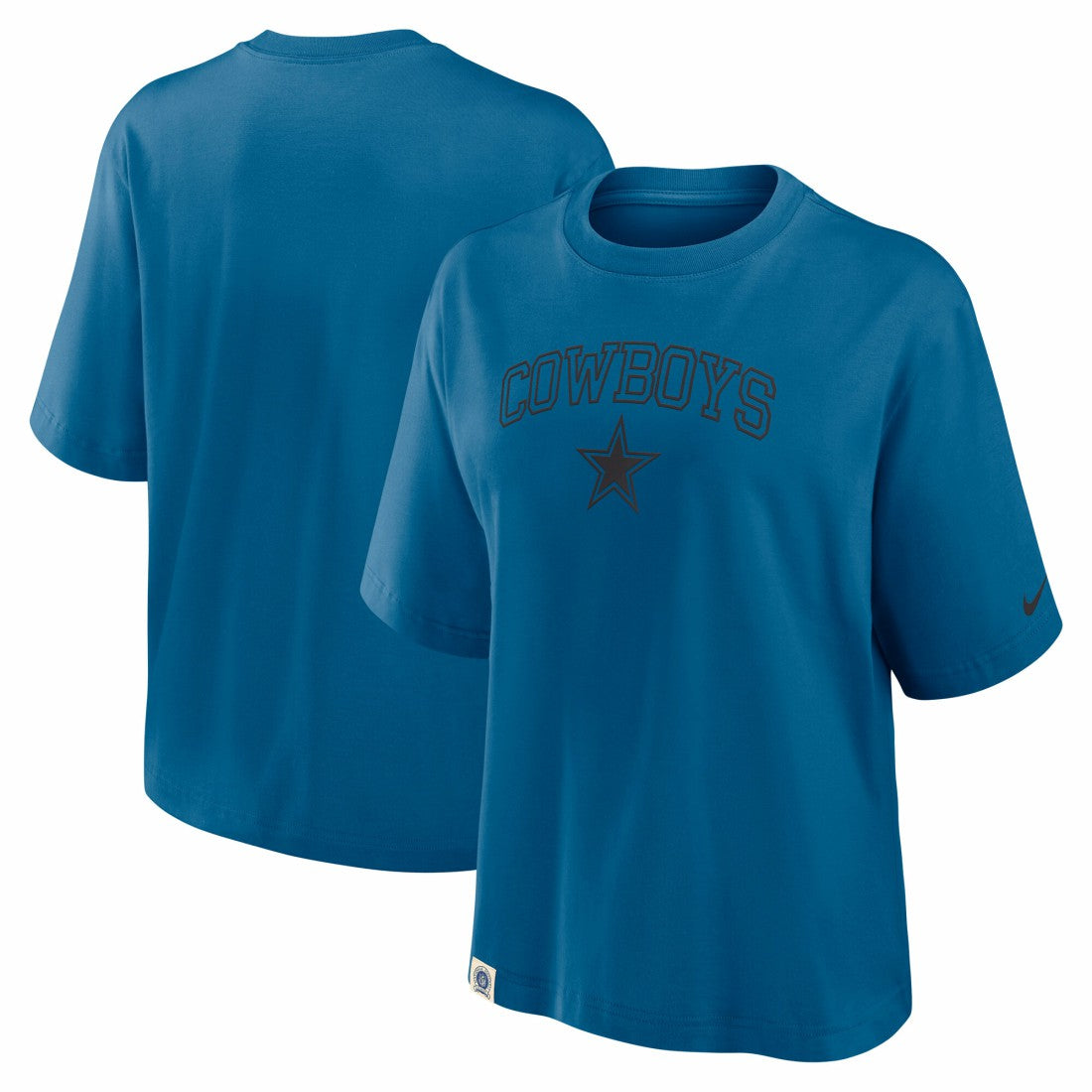 Dallas Cowboys Women's Glory Arch Boxy T-Shirt Blue