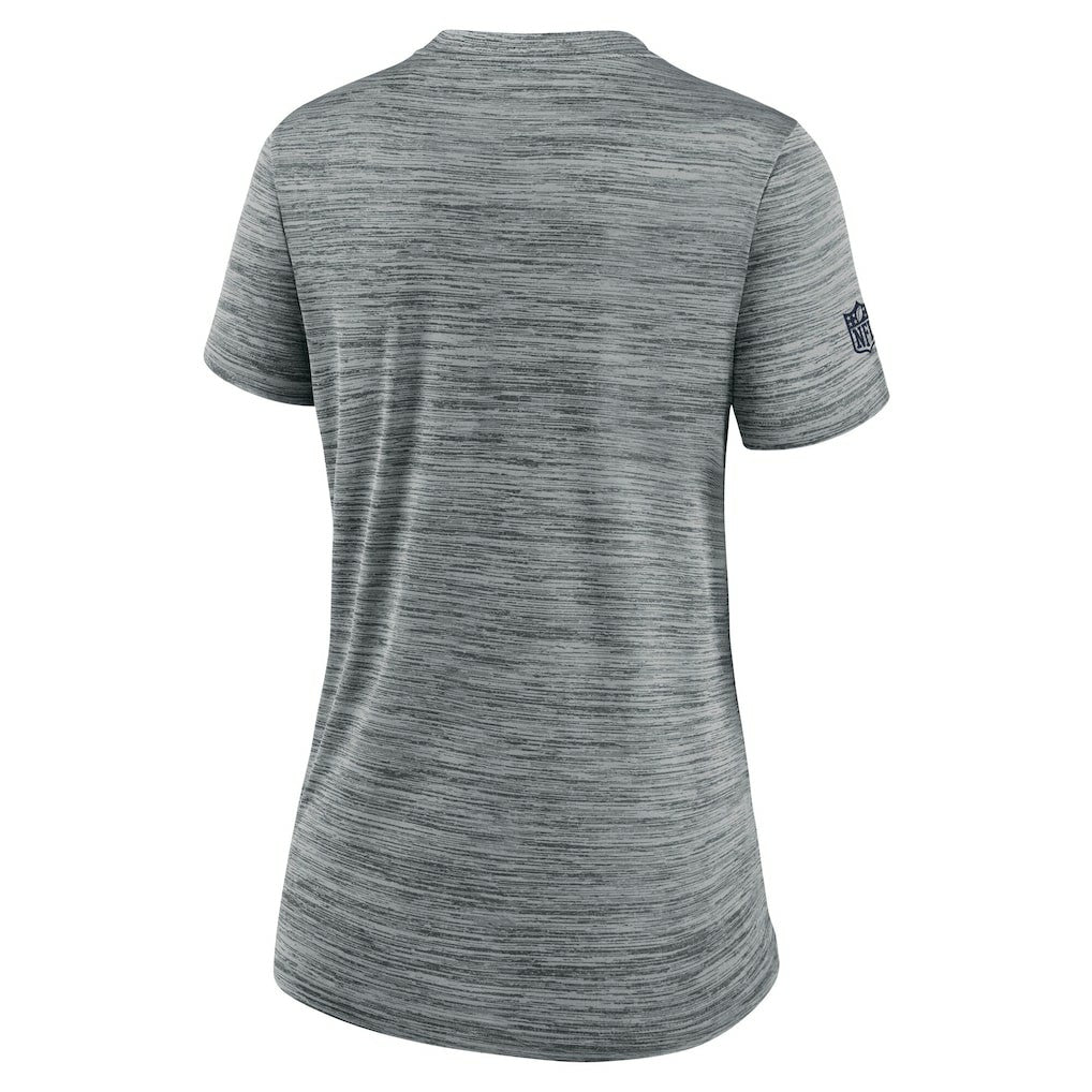 Dallas Cowboys Women's Sideline Velocity Dri-FIT T-Shirt Gray
