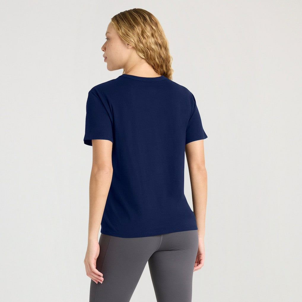 Dallas Cowboys Women's Line Em Up T-Shirt Navy