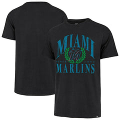 Miami Marlins '47 Pitchout Franklin T-Shirt - Black T-shirts
