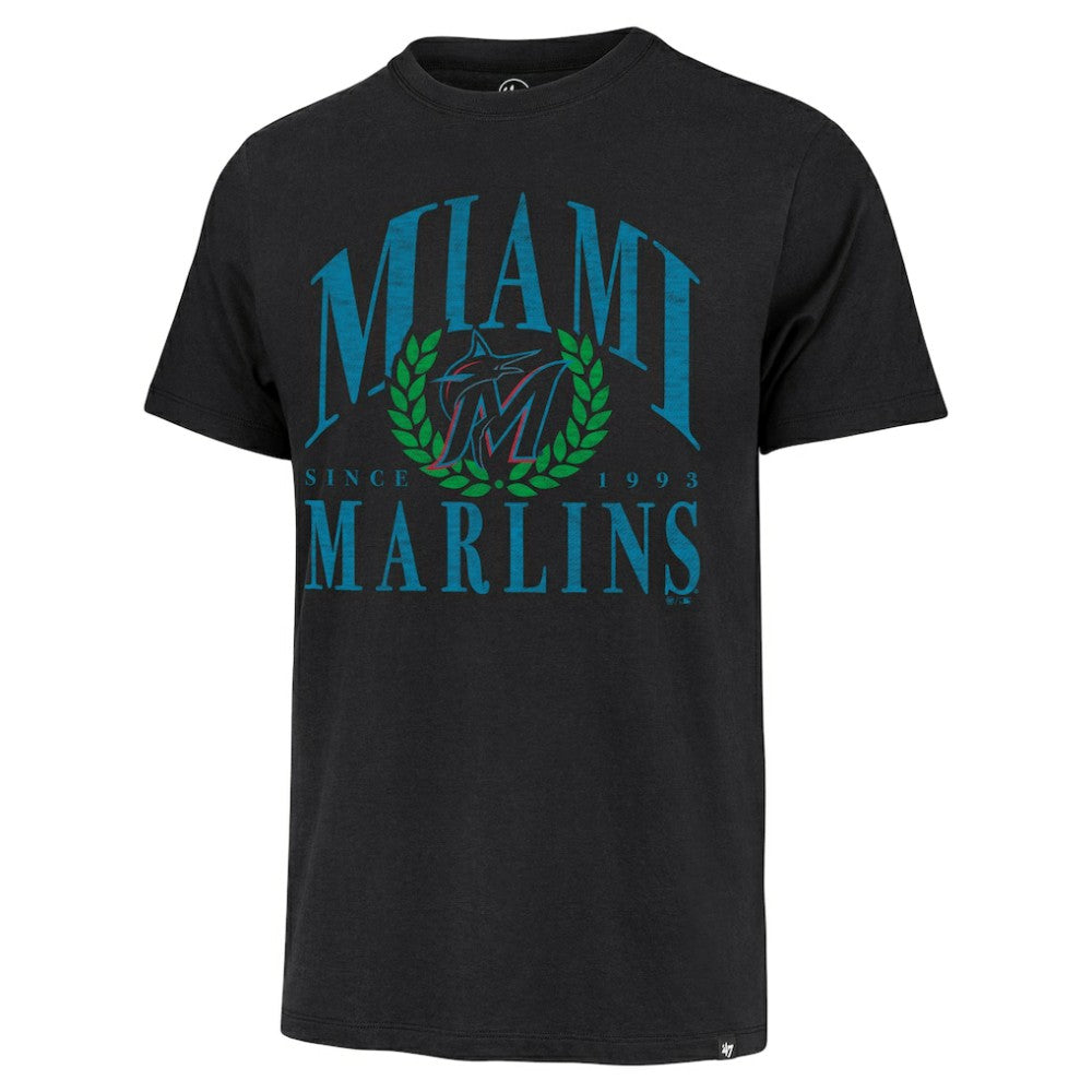 Miami Marlins '47 Pitchout Franklin T-Shirt - Black T-shirts