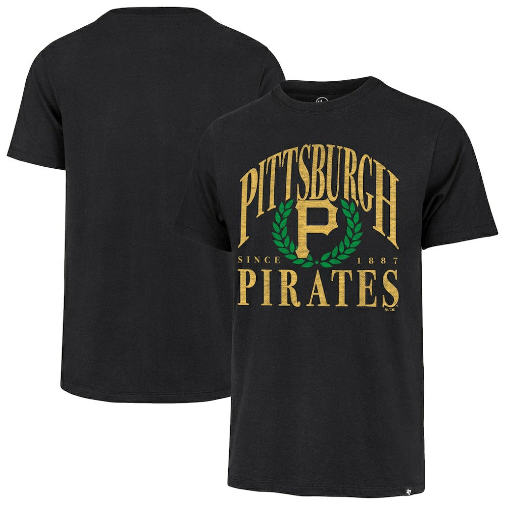 Pittsburgh Pirates '47 Pitchout Franklin T-Shirt - Black T-shirts