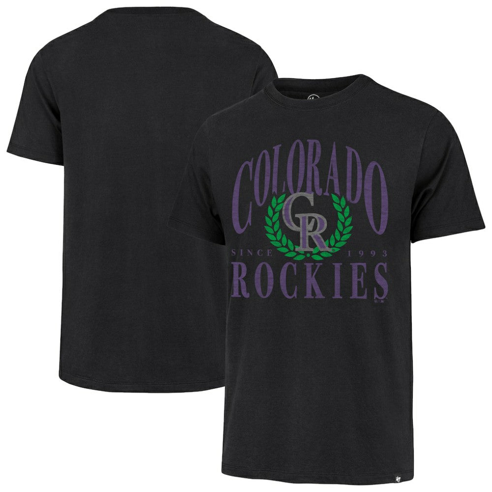 Colorado Rockies '47 Pitchout Franklin T-Shirt - Black T-shirts