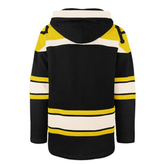 Pittsburgh Pirates '47 Superior Lacer Pullover Hoodie - Black Hoodies