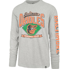 Baltimore Orioles '47 Fair Ball Franklin Long Sleeve T-Shirt - Gray T-shirts