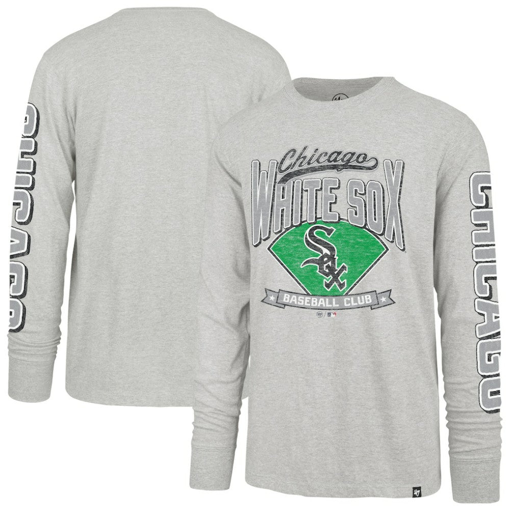 Chicago White Sox '47 Fair Ball Franklin Long Sleeve T-Shirt - Gray T-shirts