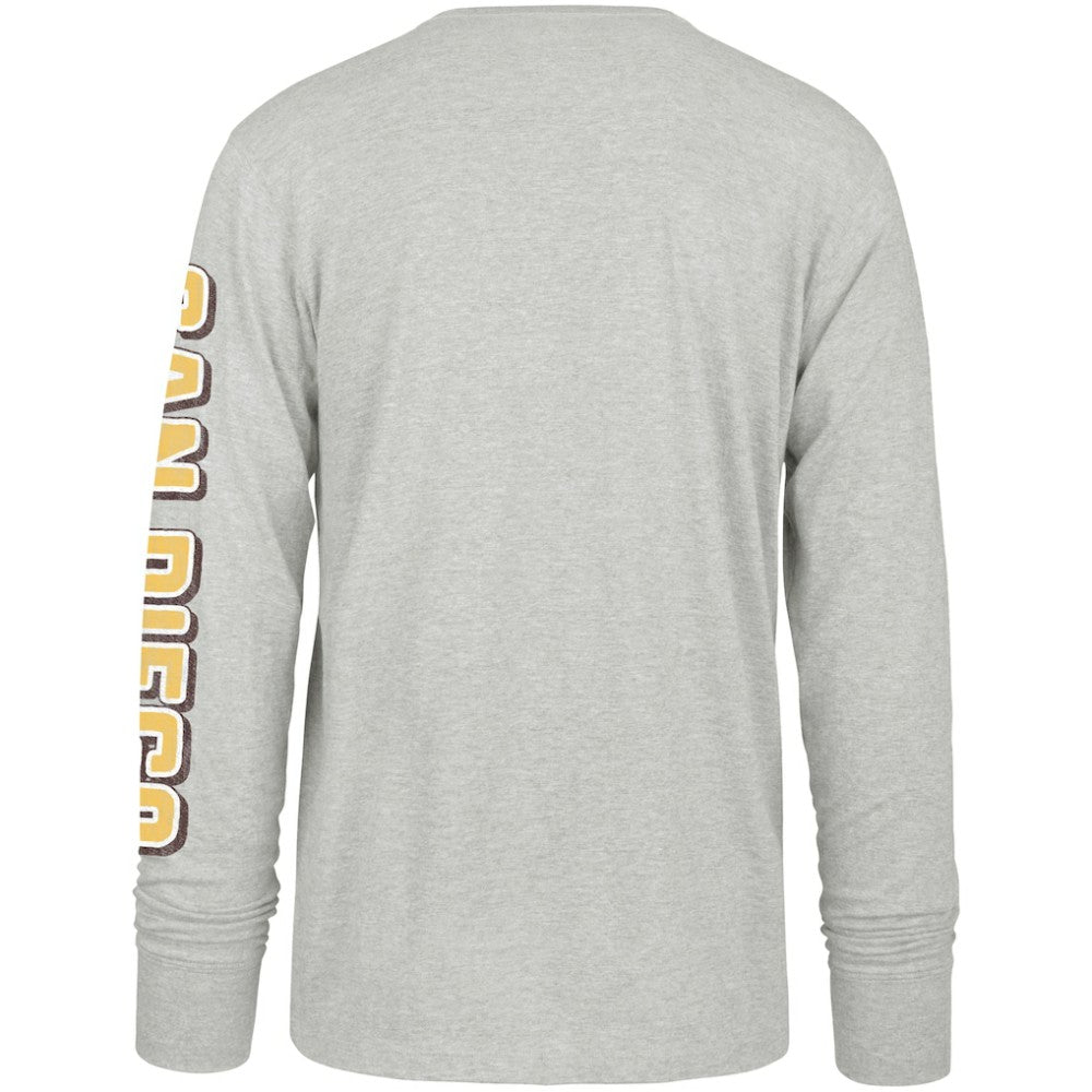 San Diego Padres '47 Fair Ball Franklin Long Sleeve T-Shirt - Gray T-shirts