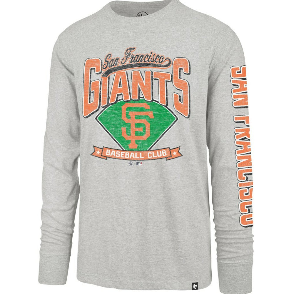 San Francisco Giants '47 Fair Ball Franklin Long Sleeve T-Shirt - Gray T-shirts