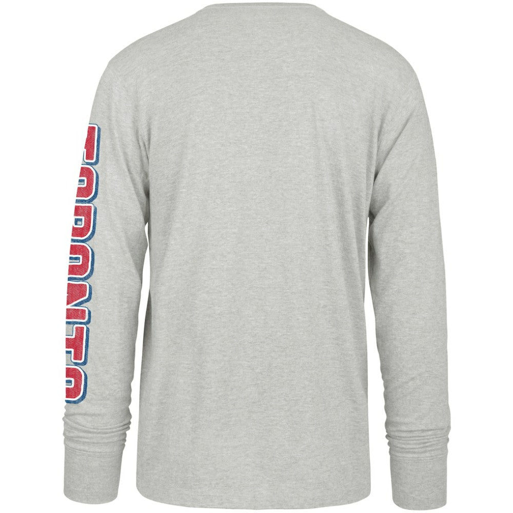 Toronto Blue Jays '47 Fair Ball Franklin Long Sleeve T-Shirt - Gray T-shirts