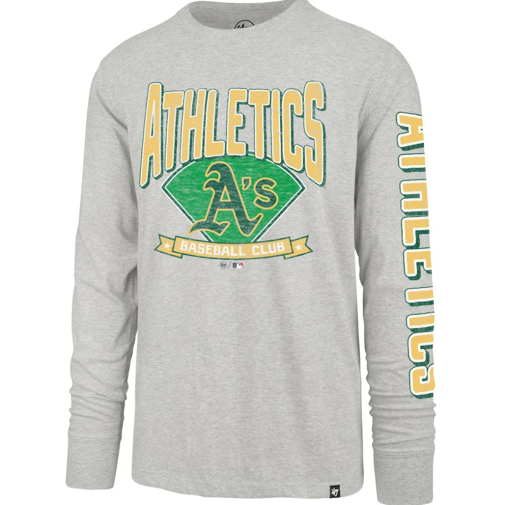 Athletics '47 Fair Ball Franklin Long Sleeve T-Shirt - Gray T-shirts