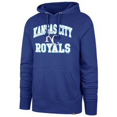 Kansas City Royals '47  Velocity Headline Pullover Hoodie - Royal Hoodies