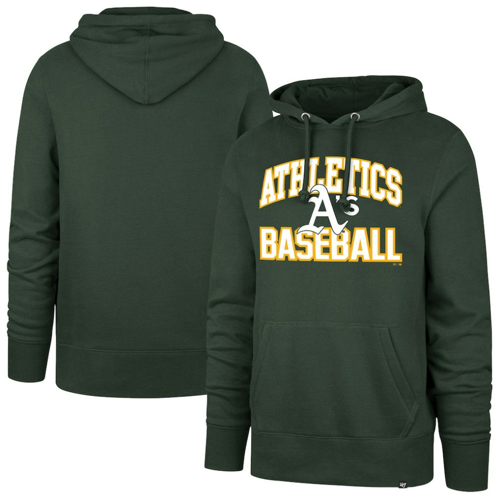 Athletics '47  Velocity Headline Pullover Hoodie - Green Hoodies