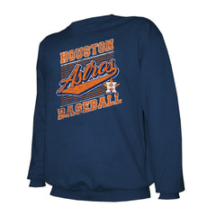 Houston Astros Stitches Lightweight Crew Sweatshirt - Navy Sweatshirts