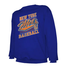 New York Mets Stitches Lightweight Crew Sweatshirt - Royal Sweatshirts