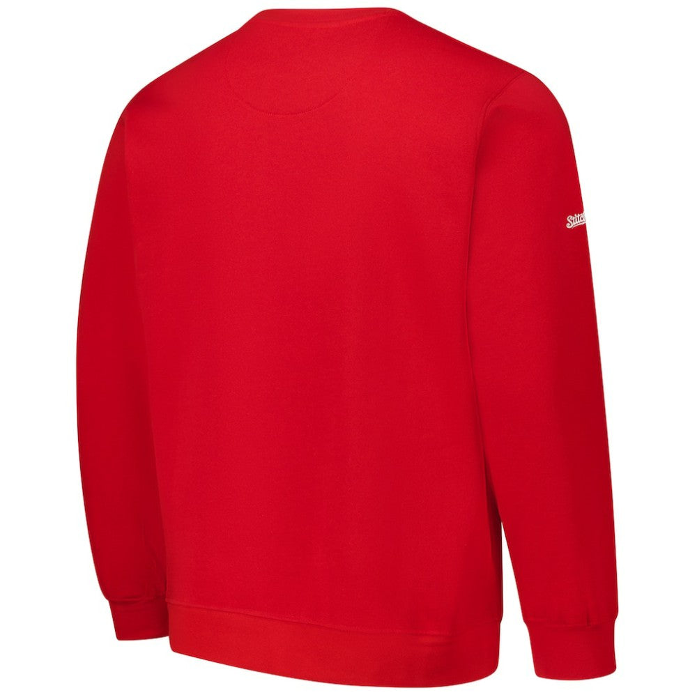 St. Louis Cardinals Stitches Lightweight Crew Sweatshirt - Red Sweatshirts